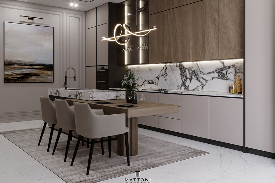 luxury kitchen&dining